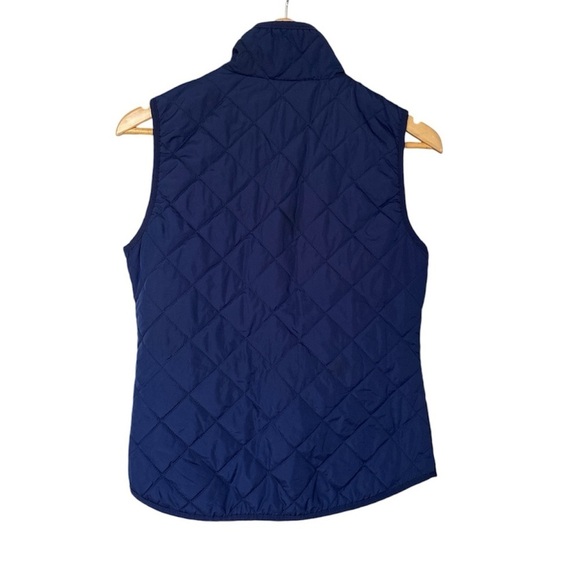 Old Navy Light Quilted Navy Zip Up Vest, Size Small - Picture 2 of 5